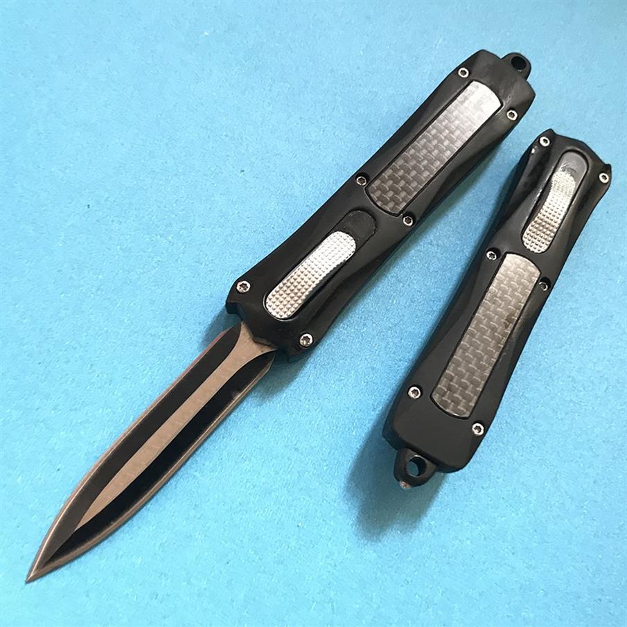 

4models carbon handle 440C blade C07 Benchmade BM3300 UTX85 UT121 trumpt 3 "T6 aluminum handle camping automatic knife tactic322Z