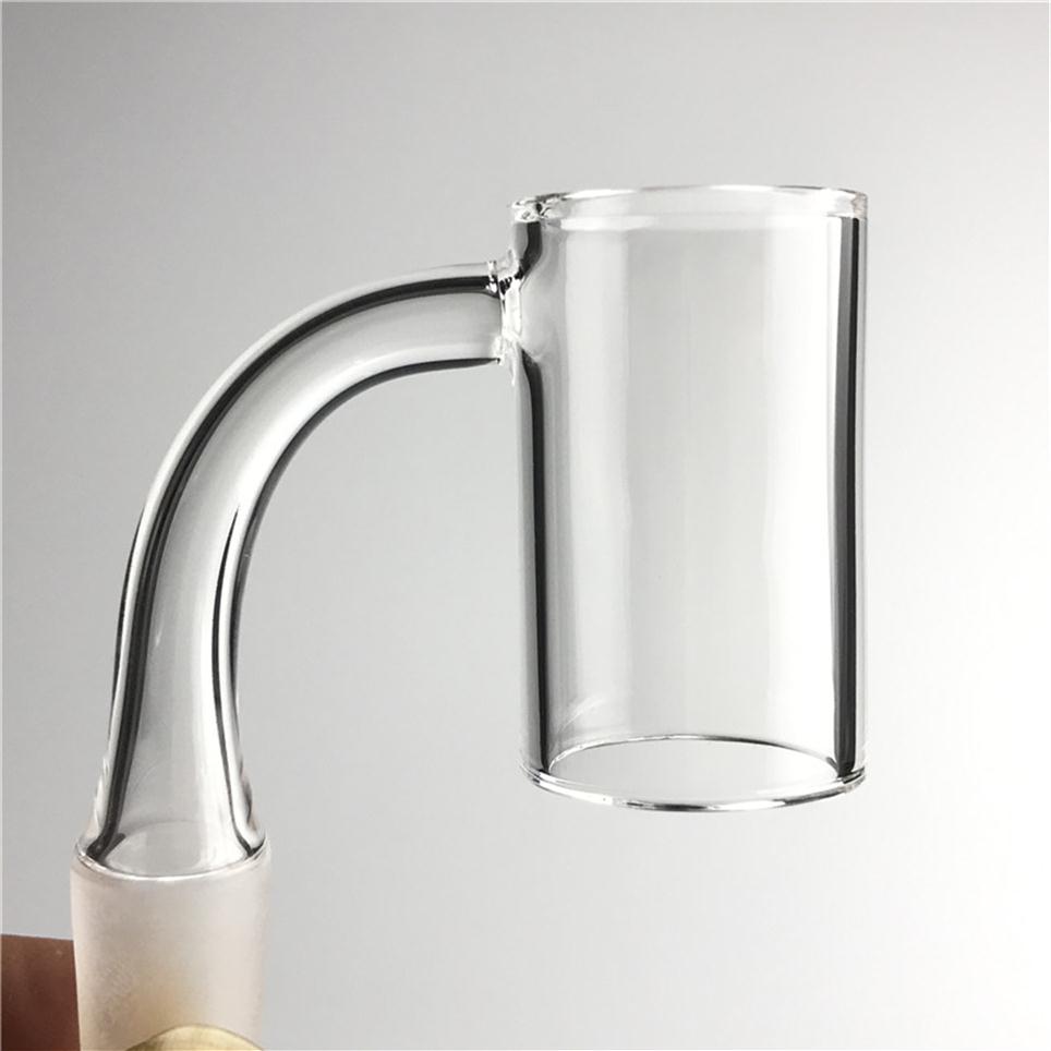 

Newest 25mm 2.5mm Thick Quartz Bottomless Banger with 10mm 14mm Beveled Domeless Quartz Nails High Quality Nail for V4 Atomizer Ba243T