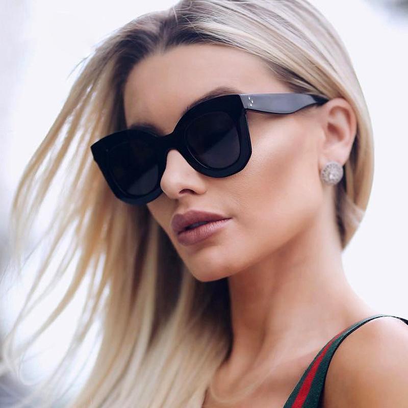 

Sunglasses JackJad Women Fashion Gradient Vintage Cat Eye Style Classic 3 Dots Brand Designer Sun Glasses 18010SunglassesSunglasses
