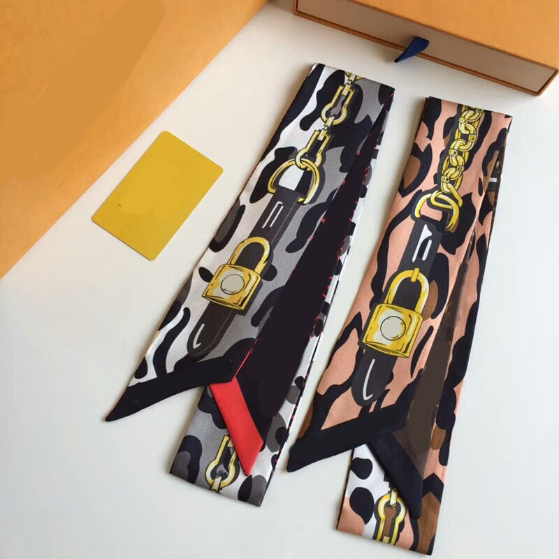 

Luxury Designer silks 2022 Top design woman Silk Scarf Fashion Letter Headband Brand Small Scarfs Variable Headscarf Accessories Activity Gift size 100x6cm