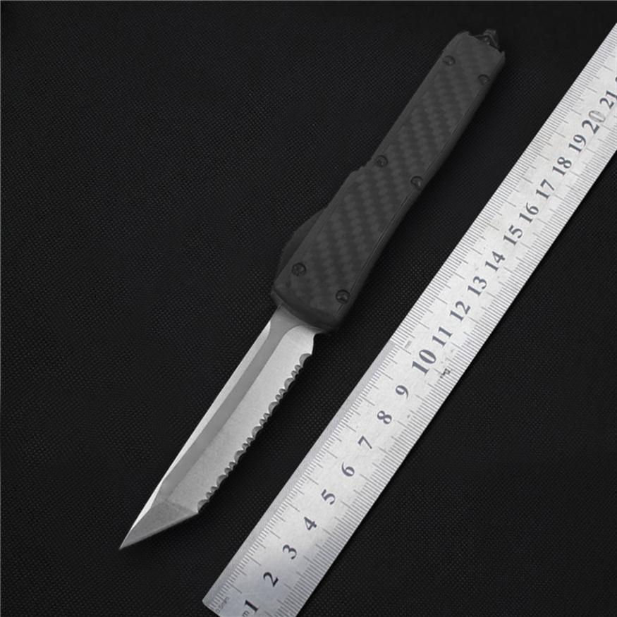 

MIKER out front Combat Tactical Knife VG10 blade Carbon Fiber handle Survival knife camping hunting knife EDC Pocket knifes kitche252W