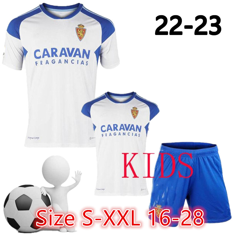 

22 23 Real Zaragoza FRAN GAMEZ Soccer jerseys 21 22 ZAPATER 2022 2023 JERSEY POMBO SHINJI KAGAWA Football shirts GUTI JAVI ROS KIDS L. SUAREZ camiseta de futbol home away, Black