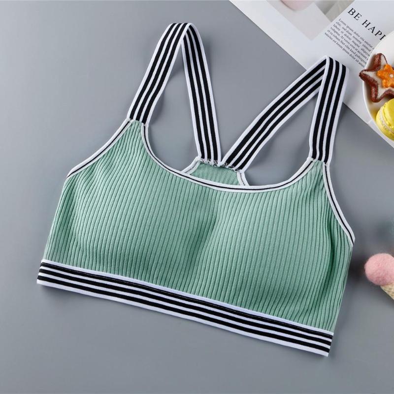 Yoga Outfit Sport Fitness Top Sport Soutien-gorge Femmes Fileté Courir Enveloppé Poitrine Fond Sous-Vêtements Ensemble BrasYoga