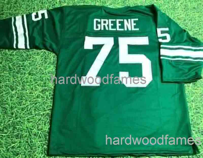 

Thr cheap custom JOE GREENE NORTH TEXAS STATE MEAN GREEN JERSEY stitched add any name number