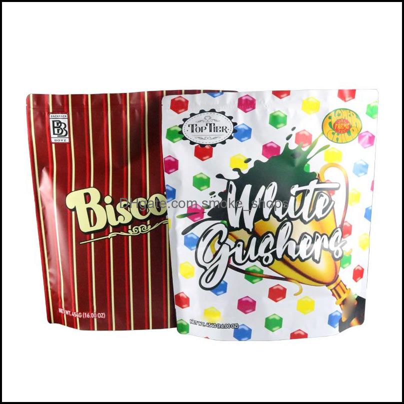 

Packing Bags Stand Up Pouch 1 Pound Mylar Bag With K Custom Printed Packaging Flat Bottom Smokeshops Drop Delive Otiaj