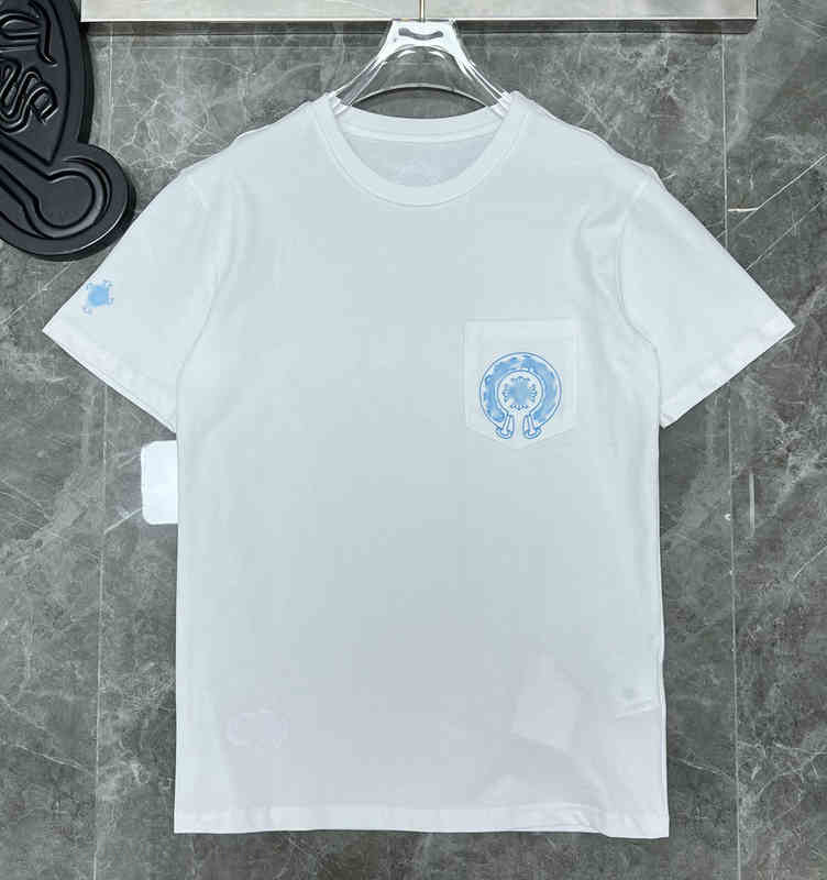 

New Ch Chrome Classic t Shirts Mens Tops Luxury Letter T-shirt Designers Horseshoe Sanskrit Cross Pattern Tshirt Summer Tees Women Clothing Hearts Original Af5l
