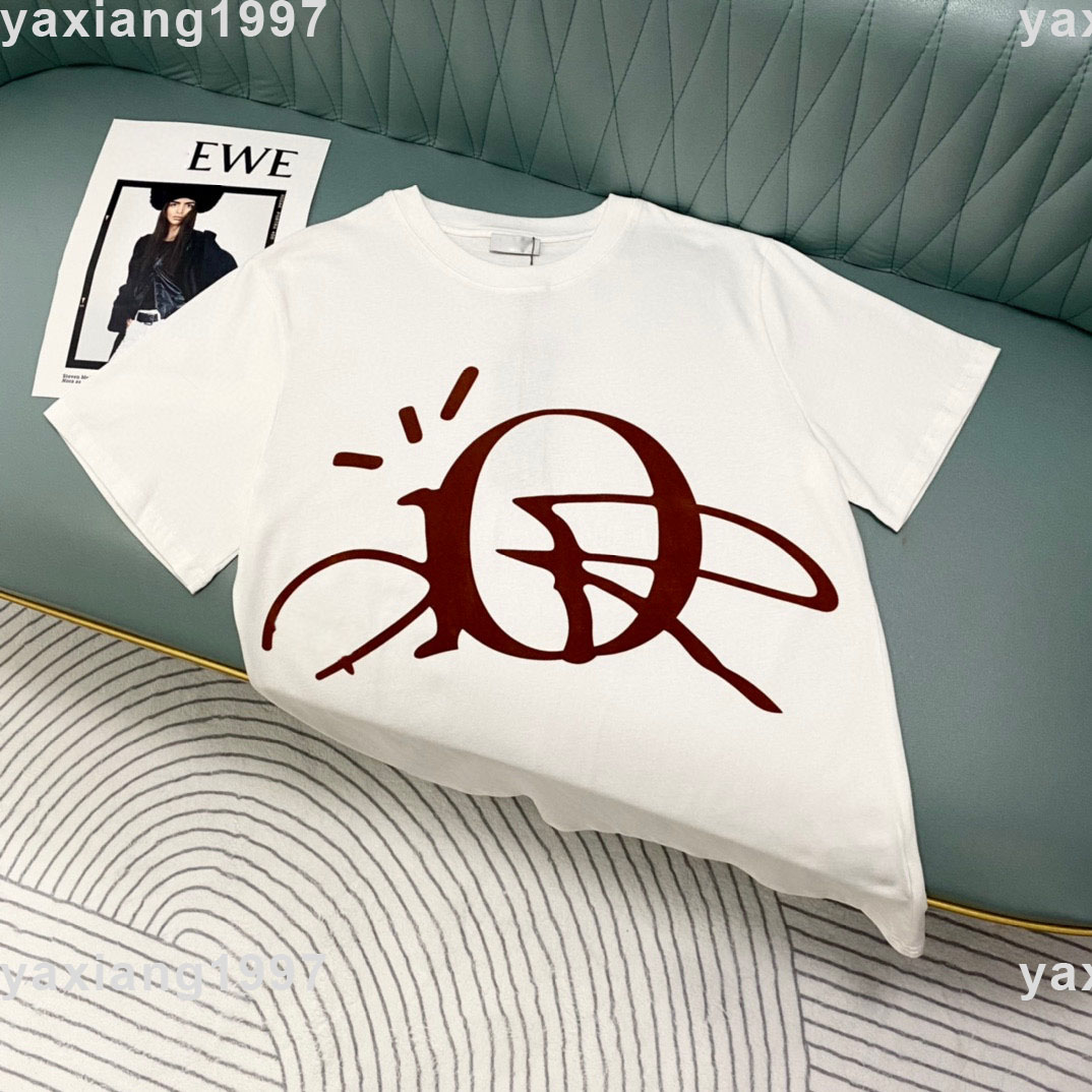 

2022ss spring and summer new shirt high grade cotton Sweatshirts printing short pants sleeve round neck panel T-Shirt Size s-m-l-xl-xxl-xxxl Color black white y011