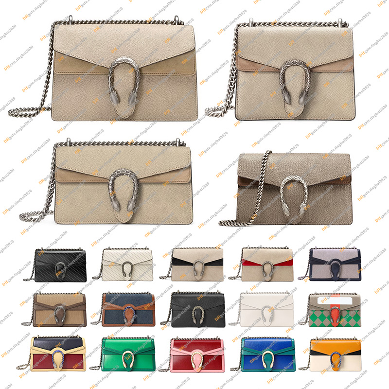 

Ladies Fashion Casual Designe Luxury Dionysus Chain Bag Shoulder Bags Crossbody Handbag Messenger Bagss High Quality TOP 5A 4 Size 400249 476432 421970 499623 Pouch, Gift box