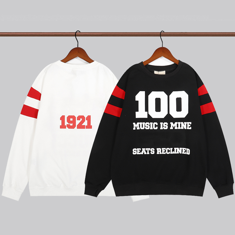 

Mens Designer Classic Letter Printed Sweatshirt Men Women Fashion Simple Casual Pullover Hoodie High Street Crewneck Sweater GGity Long Sleeve Hoodies, White