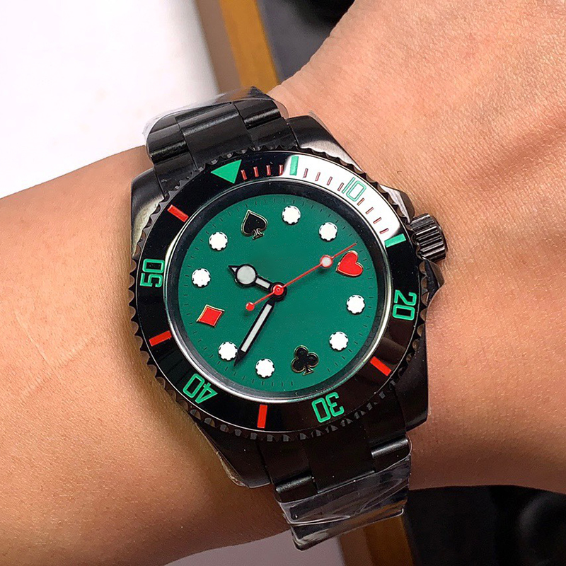 

Watch Automatic Mechanical Mens Watches For Men Business Wristwatch 40MM Stainless Steel Life Waterproof Wristwatches, Color1