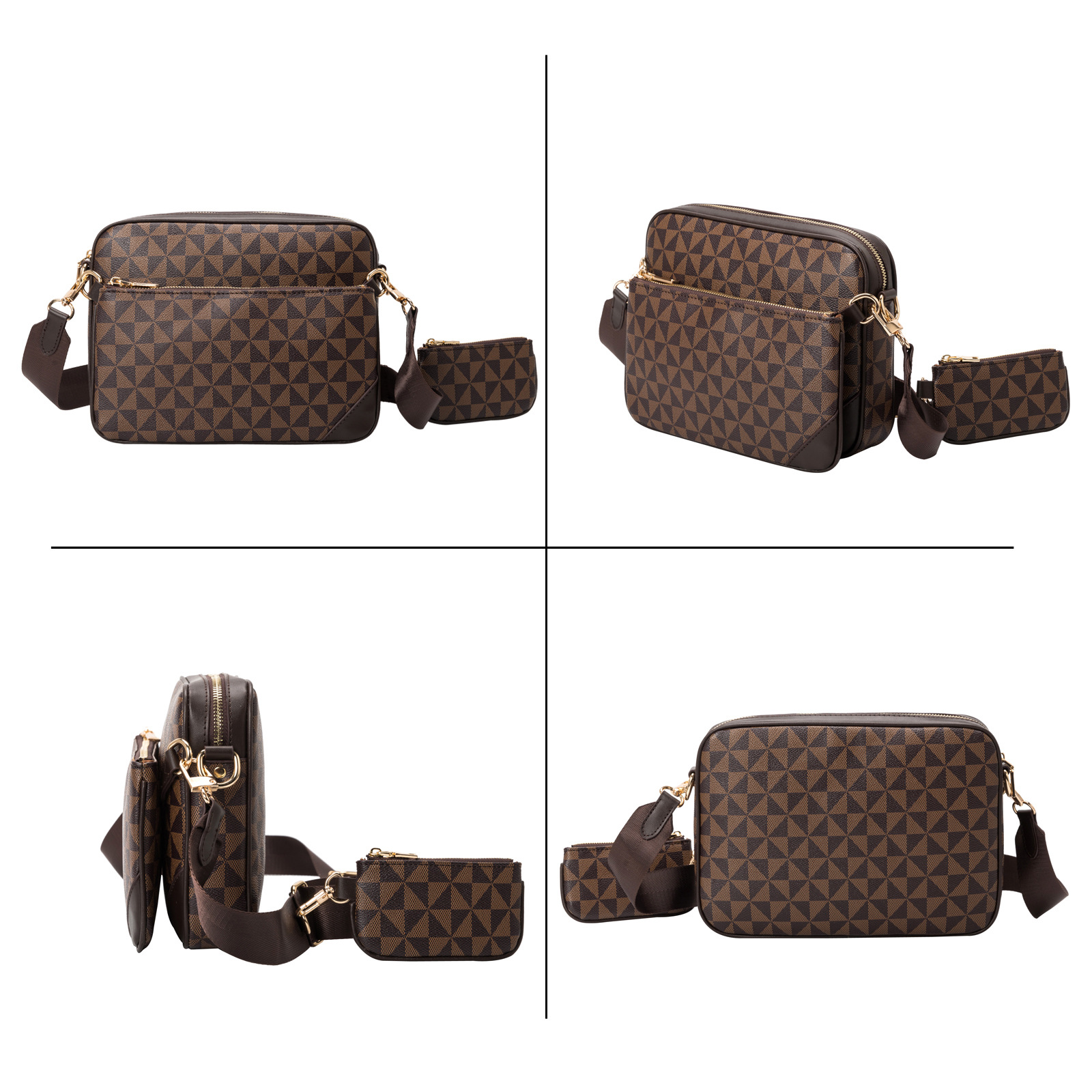 

Mens Shoulder Messenger Bag Mono Embossed Shadow Soft Luxurys Designer Handbags Man Crossbody Bags Leather Backpacks Women Purse Wallet, With logo