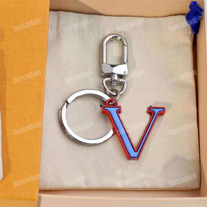

Fashion Key Buckle Designer Car Keychain Women Men Bag Pendant Keychains WithBox