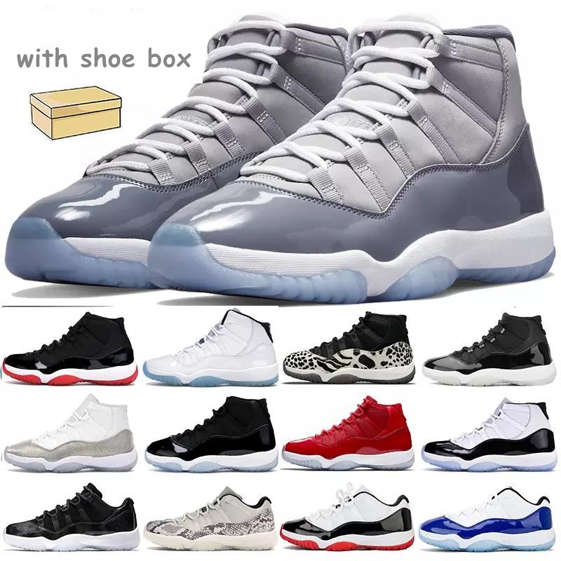 

Top Quality Jumpman 11s mens basketball shoes Concord Bred Cool Grey Pure Violet Space Jam Cap 11 men women 72-10 low Win Like 82 96 Legend Blue outdoor Sports Sneakers, Bubble column