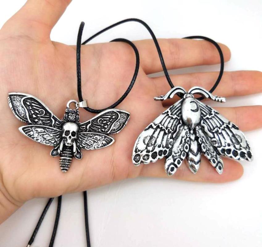 

Pendant Necklaces Hzew Animal Moth Accessories Necklace For Women Man Gift