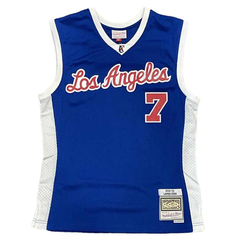 Maillot de basket-ball cousu Lamar Odom Mitchell Ness 1999-00 02-03 Mesh Hardwoods Classics maillots rétro Hommes Femmes Jeunes S-6XL