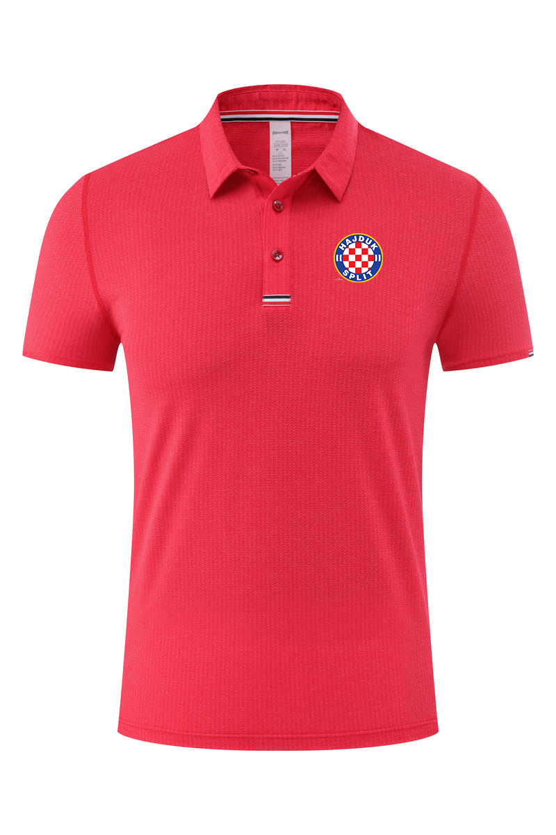 

Hajduk Split HNK Men's Polo Summer Soft Fashion Design Comfortable Fast-dry Adult Soccer T shirt Short Sport Clothes, No 4