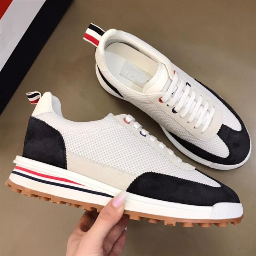 

Hiking Shoes Sports Running Shoes men's Sneakers BROWNE sports THOM chaussures de designer Screener Italy Embroidery Christma256f