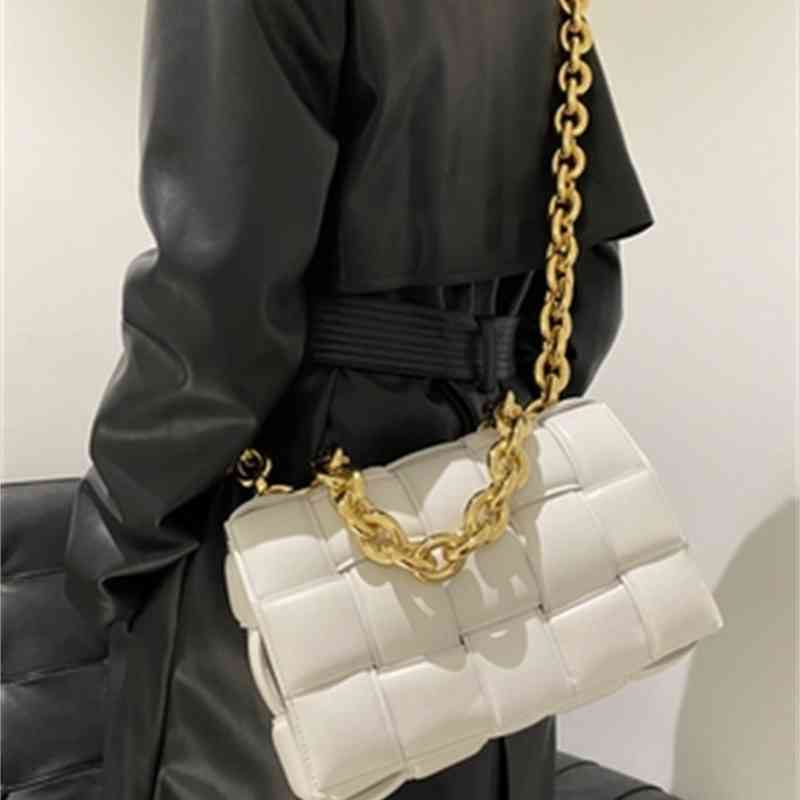 

Original Edition Designer Fashion bags Bottegas's Venetas'ss Luxury Hand Small Square Cowhide Woven Lattice Pillow Tofu Single Shoulder Diagonal Early A B v