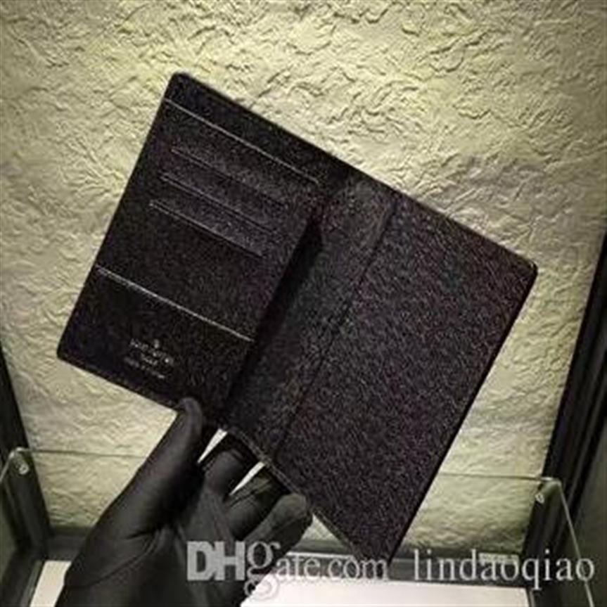 

New Brand Passport Holder designer Brand Name credit Card Holder Genuine Leather passport holders High Quality M60181 N60189 M6318313r, Brown flowers