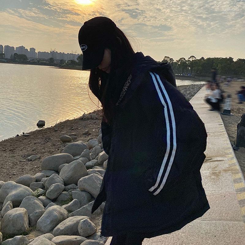 

Women' Down & Parkas Winter 2022 Cotton Clothing Fashion Short Korean Version Of Loose Leisure And Thick Sports Stripe Clothi Kare22