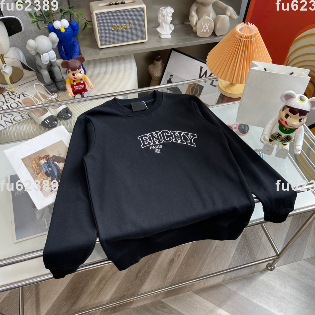 

Mens Designer Sweaters Hoodies Womens Casual Round Neck Long Sleeve Sweater Couples High Quality Sweatshirt Black White Size -3XL 235