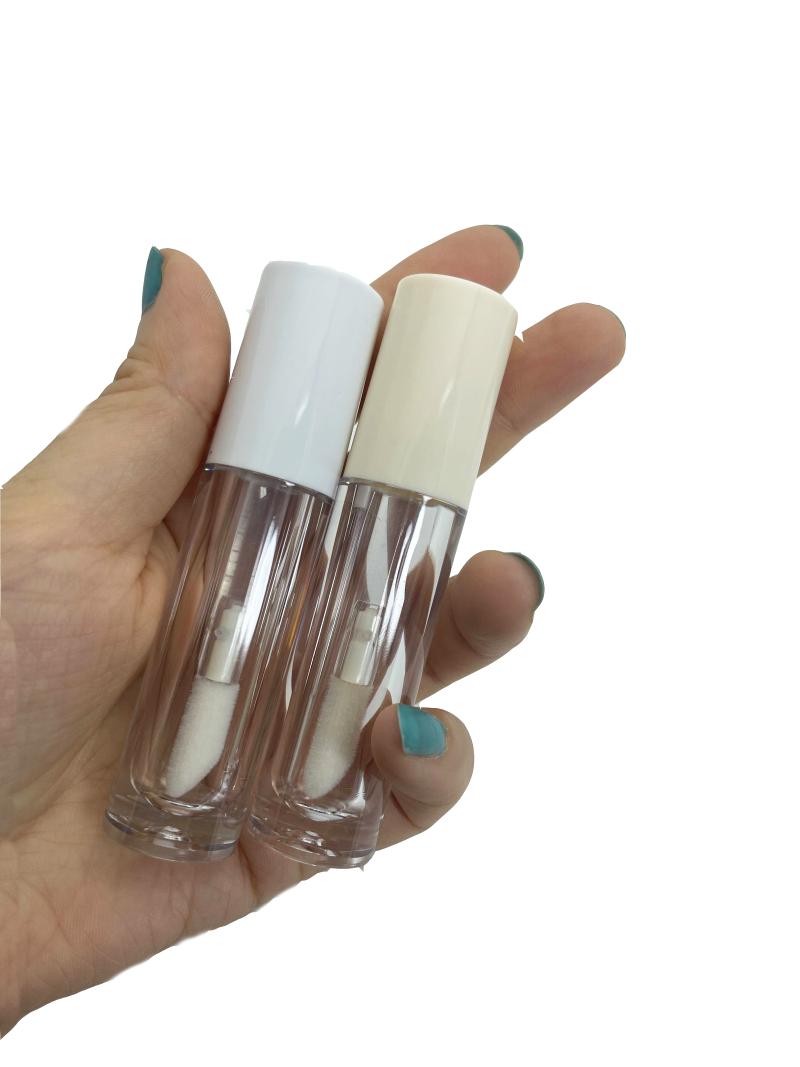 

Storage Bottles & Jars 10/20/50pcs 5ML ABS Empty Lip Gloss Tubes,White Cap DIY Plastic Lipgloss Container,Beauty Cosmetic Packing