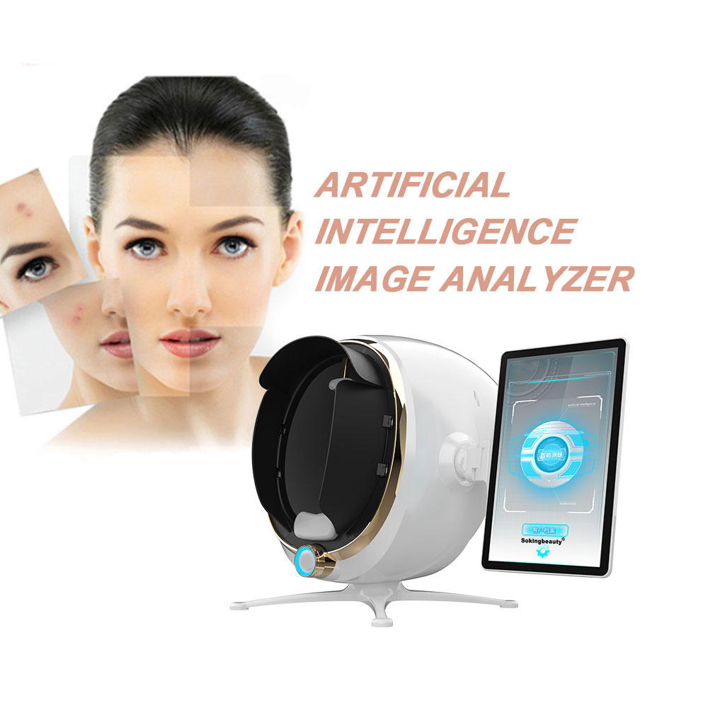 1 an de garantie nouveau type de miroir magique analyse de diagnostic de la peau équipement de beauté analyseur de couleur de peau du visage déte