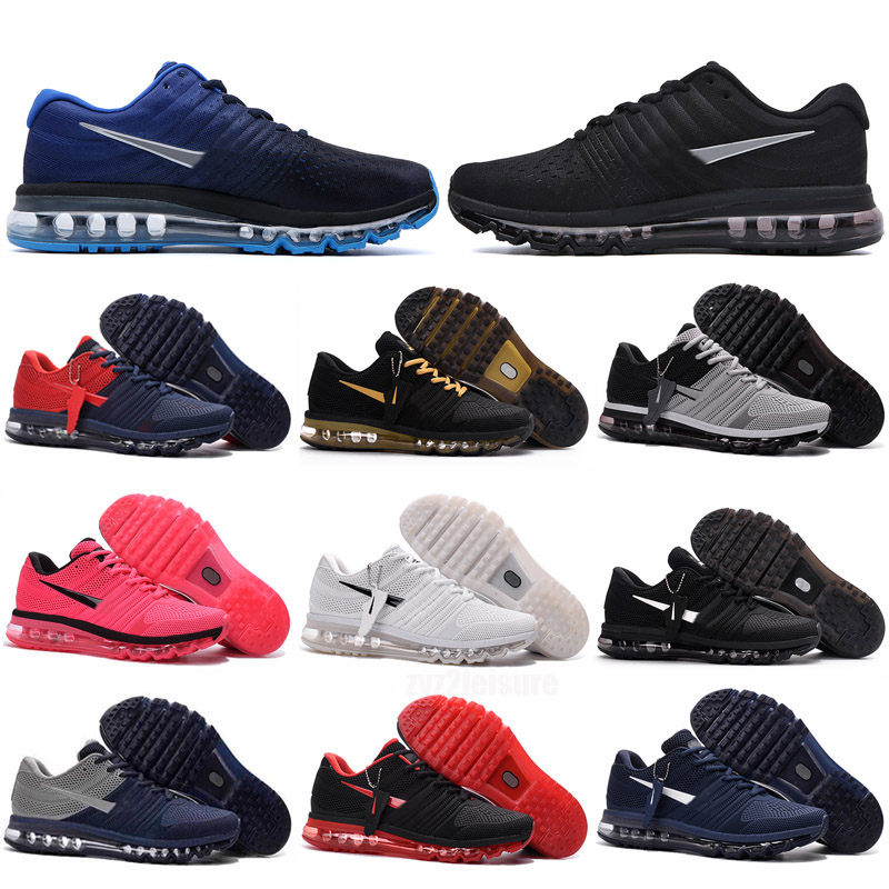 

2023 Mens Womens 2017 Casual Walking Sports Shoes Brand Man Women Fly Black White Red Blue Trainer Sneakers size 36-45, Standard size