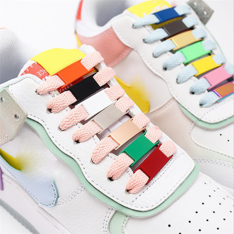 

2pcs Shoelace Buckle Metal Shoelaces For AF1 Shoelaces buckle Accessories Metal Lace Lock DIY Sneaker Kits Metal Lace Buckle