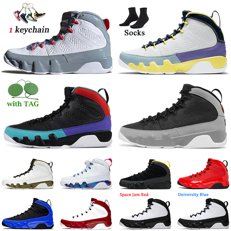 

2022 Fashion Men Jumpman 9 9s Basketball Shoes Child Fire Red Change The World Particle Grey Dream do it University Gold Iridescent Racer Blue Mens Trainers Sneakers, D30 university gold 40-47
