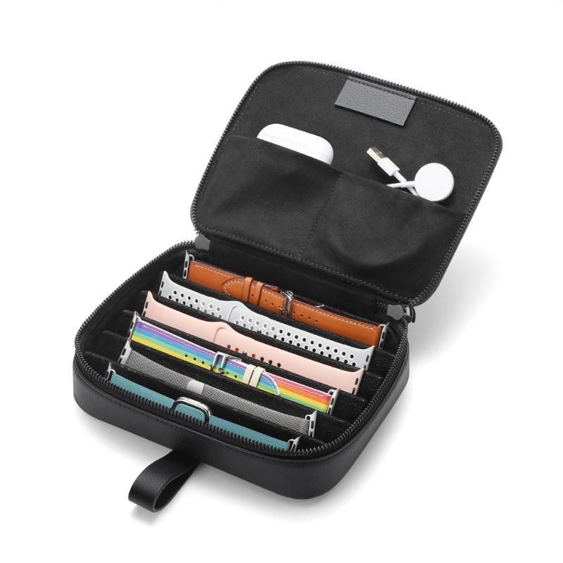 Boîtes de montre, étuis de luxe, boîte de rangement de bracelet, emballage de pochette de bracelet, sac d'accessoires, mallette de rangement de v