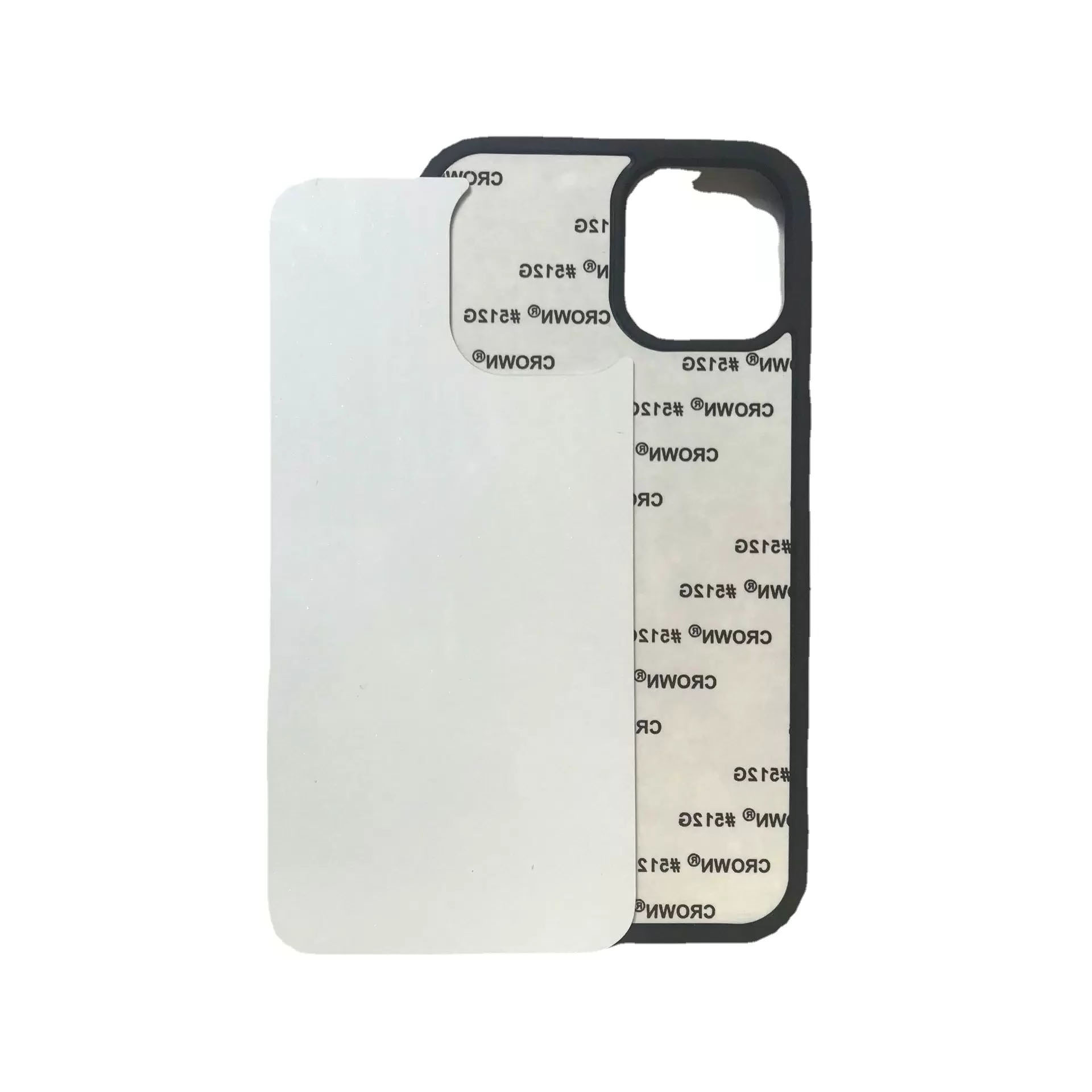 

Blank 2D Sublimation Cases TPU PC Heat Transfer Phone Cases Cover for iPhone 14 13 12 mini 11 Pro Max 7 8 plus X xs xr, Black