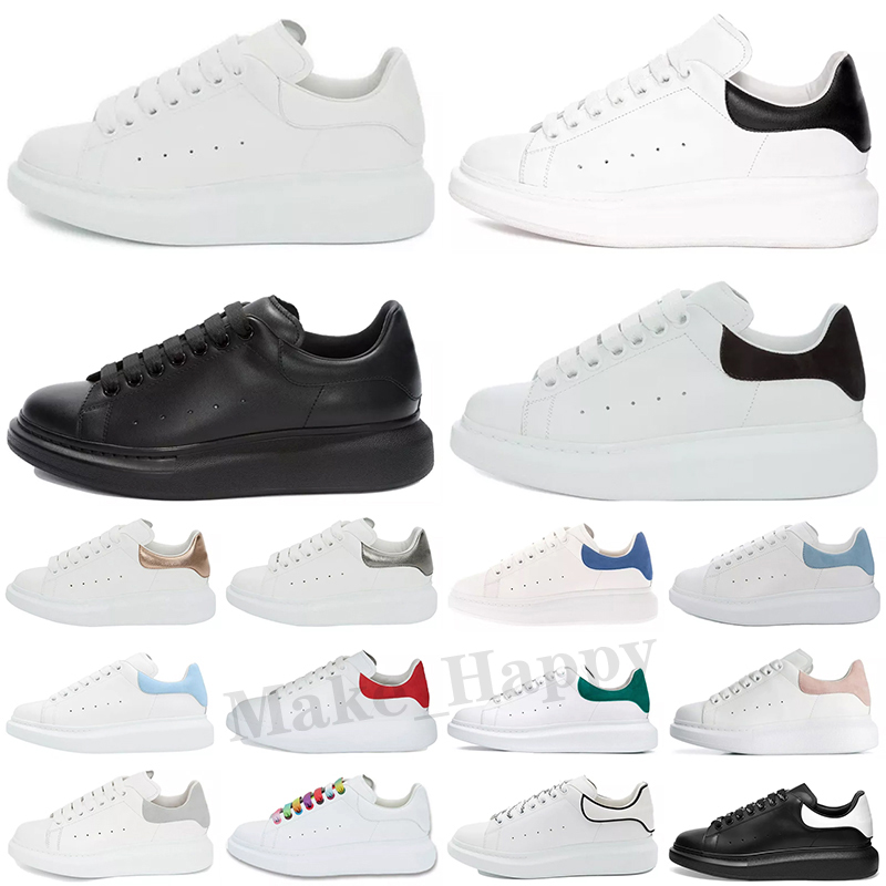 

Designer Casual Shoes White Black Leather Velvet Suede Espadrilles Trainers Blue Flats Lace Up Platform Sole, Color 17