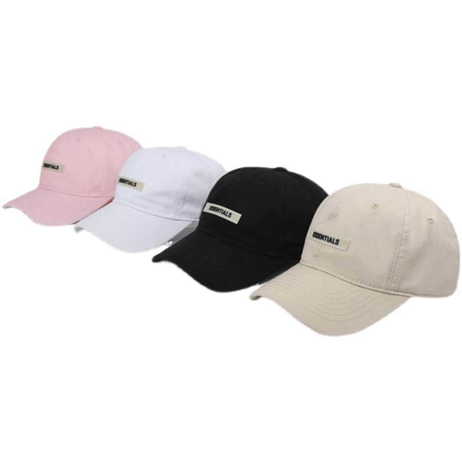 

Bear of God Fog Essentials Multi Thread Duck Tongue Baseball Cap Men's Ins Versatile Hat Summer249h, White