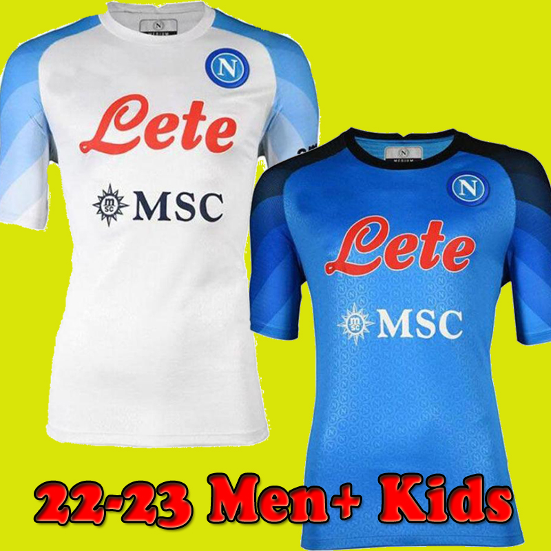 

22 23 SSC Napoli Soccer Jerseys ANGUISSA OLIVERA Kvaratskhelia OSIMHEN ZIELINSKI Football Shirt MAGLIA MARADONA POLITANO 2022 2023 Maillots de foot men kids kit, 22 23 home no patch
