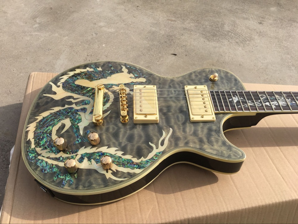 Custom Electric guitar handwork 6 stings electric guitar Ebony fingerboard gitaar high quality pickups guitarra