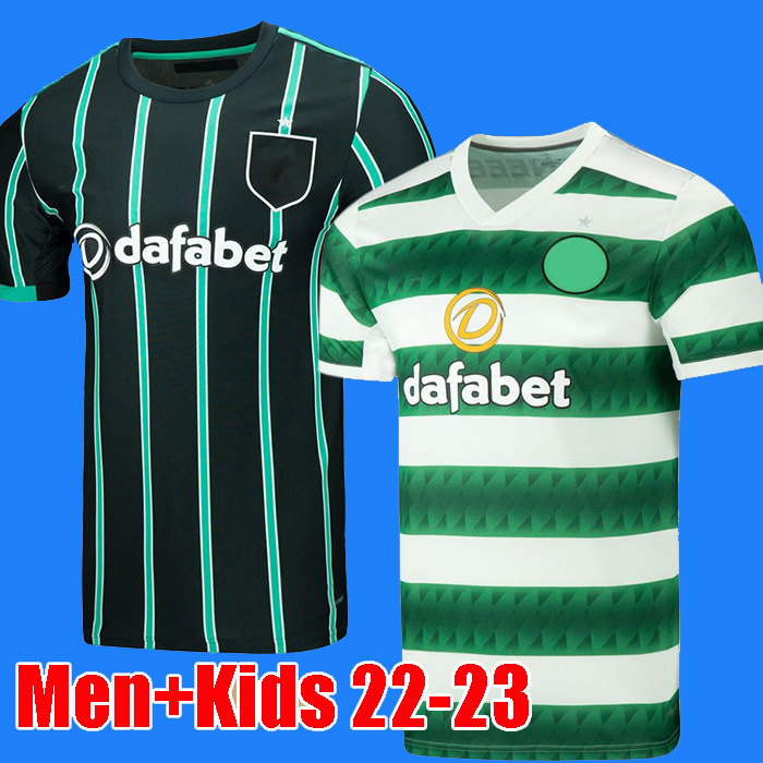 

22 23 Celtic away home soccer jersey JOTA AJETI 2022 2023 Mens Kids ABADA MCGREGOR TURNBULL KYOGO STARFELT CARTER-VICKERS BABY JUNIOR INFANT football shirt kit