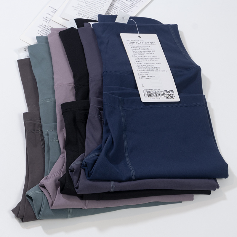 Yoga Tenues Lulu Alignez les shorts de yoga à taille de taille Sports Women