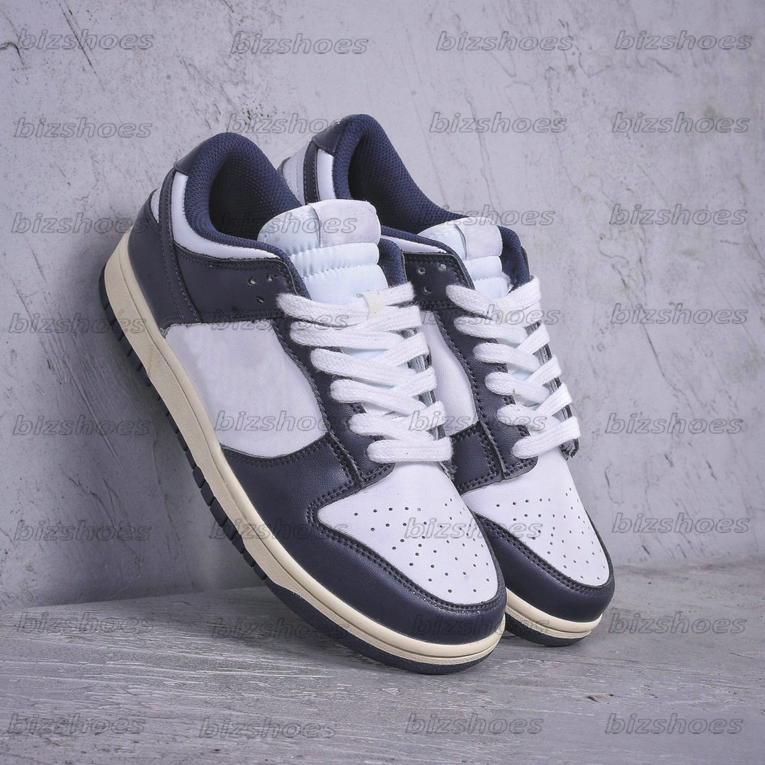 

Low Vintage Navy Skateboard Shoes Pine Green DD1503-115 WHITE/MIDNIGHT NAVY Sneakers Mens Womens Sports Trainer, 01