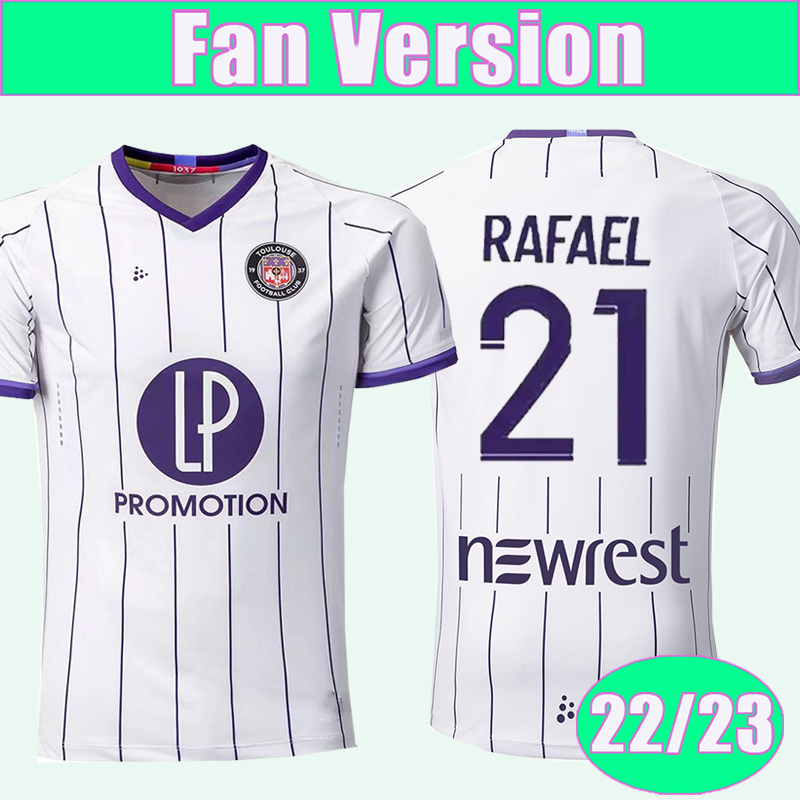 

22 23 Toulouse HEALEY COSTA Mens Soccer Jerseys SYLLA SPIERINGS VAN DEN BOOMEN DEJAEGERE Home Short Sleeve Football Shirt, Qm9452 22 23 home no patch