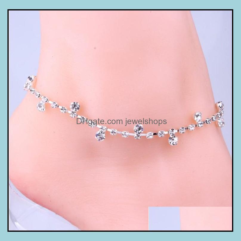 

Anklets Delysia King Simple Anklet Ladies Fashion Ankletanklets Drop Delivery 2021 Jewelshops Dhreb