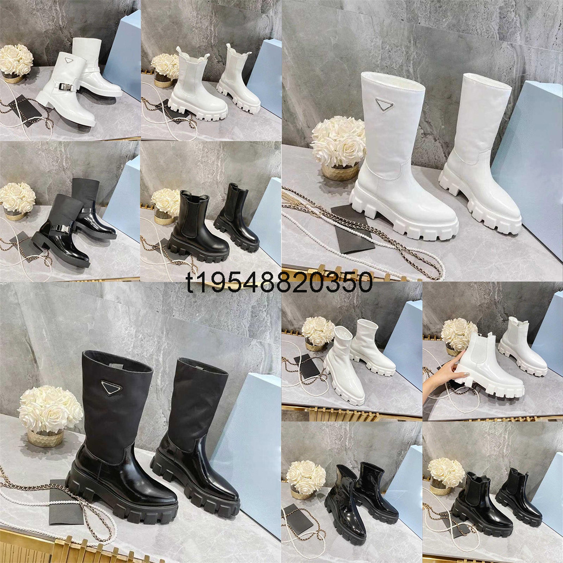 

2021 famous designer women boots Rois Ankle Martin Boot leather shoes Cloudbust Thunder fashion inspiration fighting triple winter shoe box