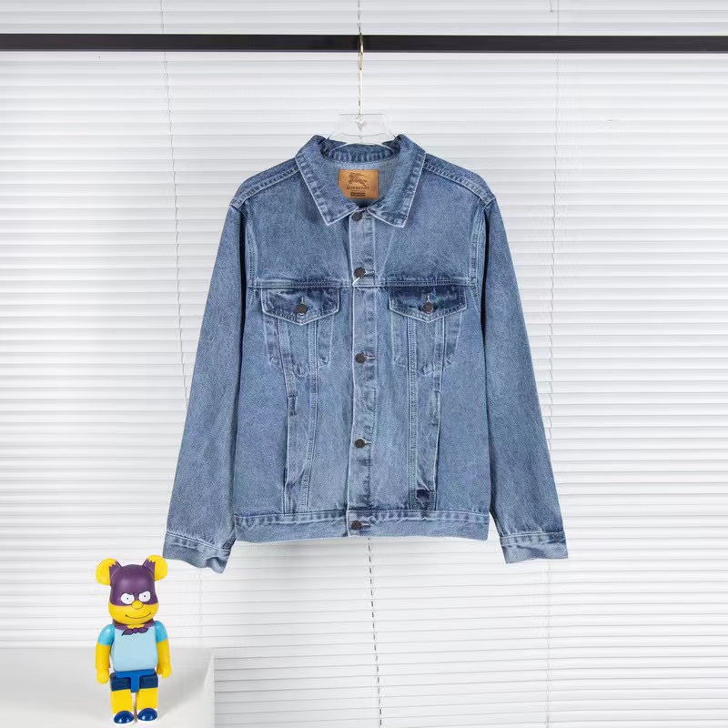 

2022 Fashion Designer Men's Jacket Spring and Autumn Denim Jacket Button Embroidered Asia SizEM-3XL