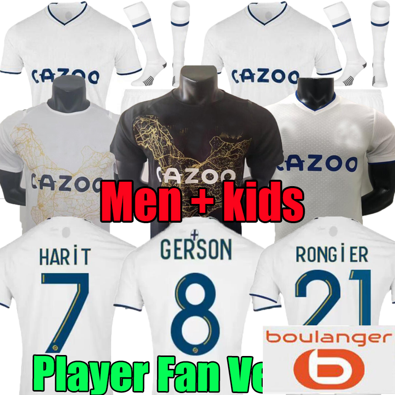

S- 22 23 soccer jerseys 2022 2023 MarseilleS MILIK maillot foot CUISANCE THAUVIN BENEDETTO PAYET football shirts men kids LUIS HENRIQUE ALVARO GERSON player fans