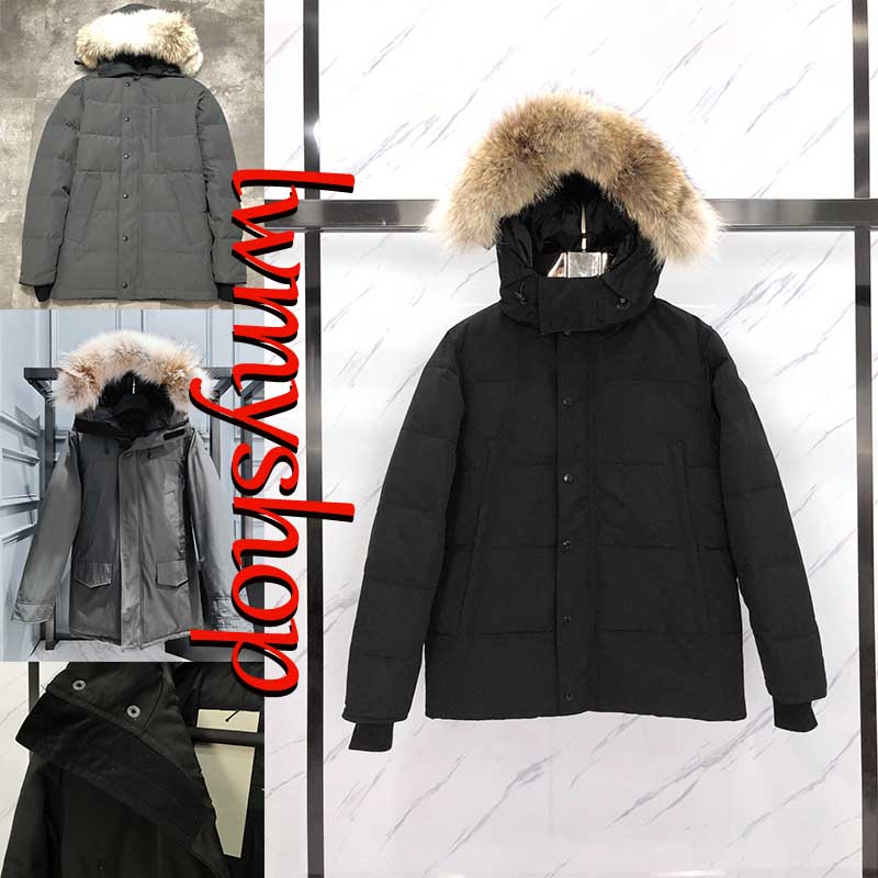 

Mens Winter Coats Down Jacket Outdoor White Duck Thick parkas Outerwear Big real wolf Fur Hooded Fourrure Jackets Coat Hiver Parka Doudoune homme, Photo show