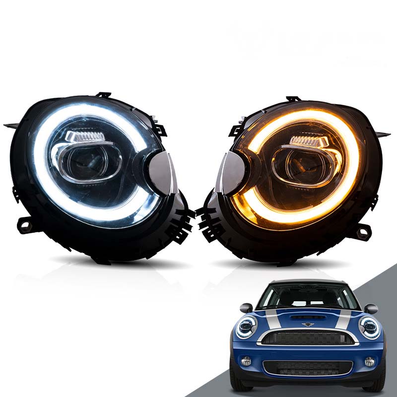 

Car Headlight LED Front Lamp Lighting For MINI COOPER R56 R57 R58 R59 2007-2013 Fog Running Brake Head Lights Assembly