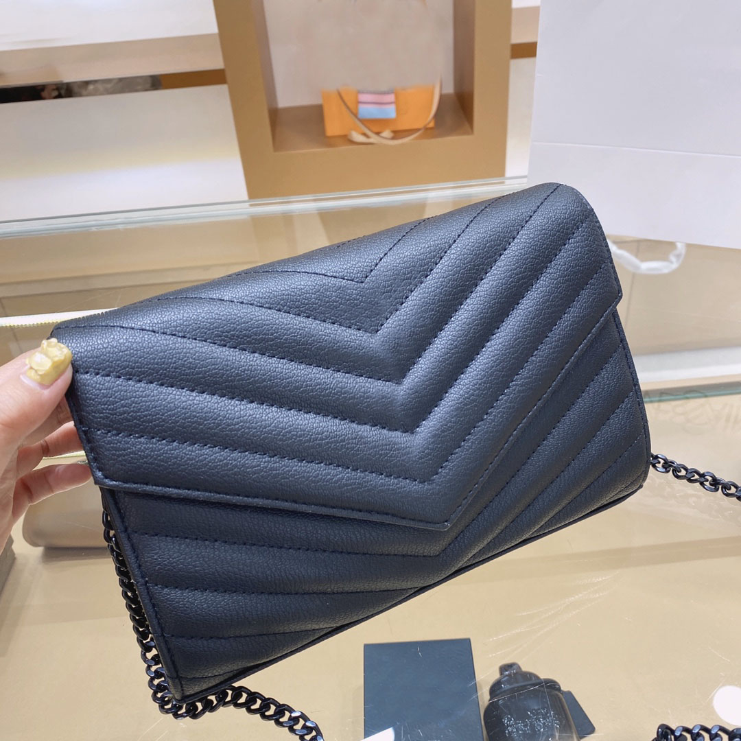 

Womens designer bags handbag Ladies WOC envelope bag Chain wallet Women luxurys Fashion shoulder bag Female clutch Classic High Quality Lady Handbags, Color
