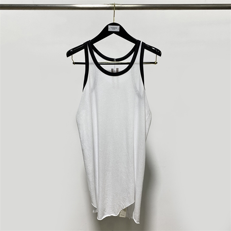 

s Rick Tank Tops Men s Tee Women s Vest Solid Owens Clothing Streetwear T shirt High Street 220630