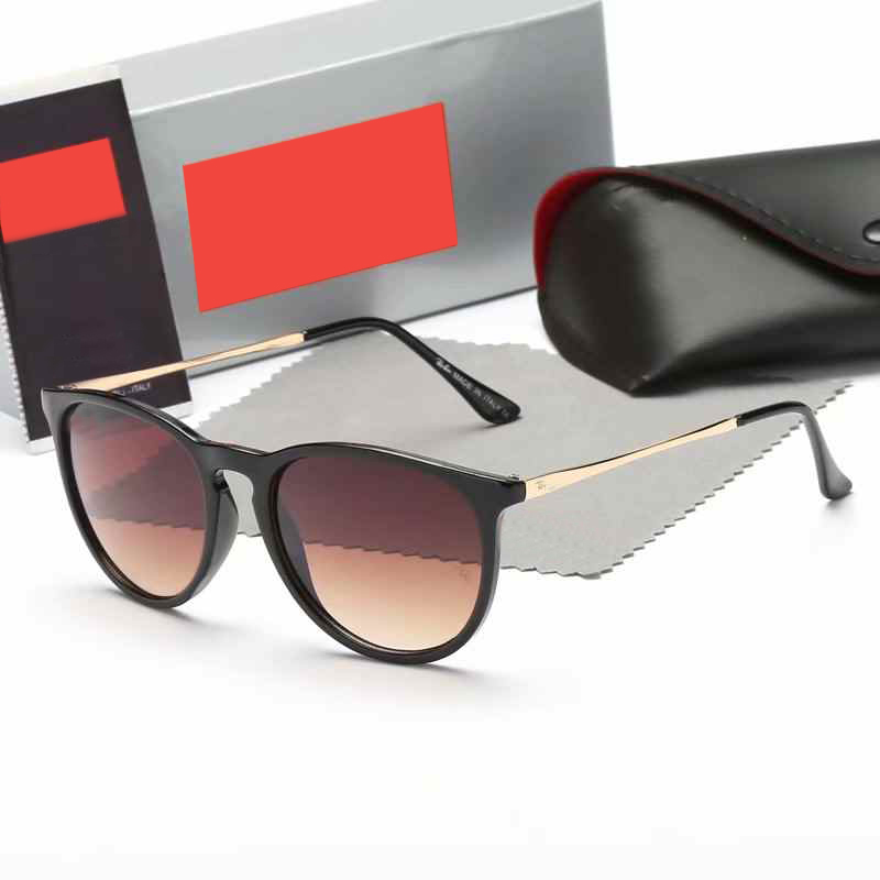 

Fashion Sunglasses Eyewear Sun Glasses Designer Mens Womens Brown Cases Black Metal Frame Dark 50mm Lenses For