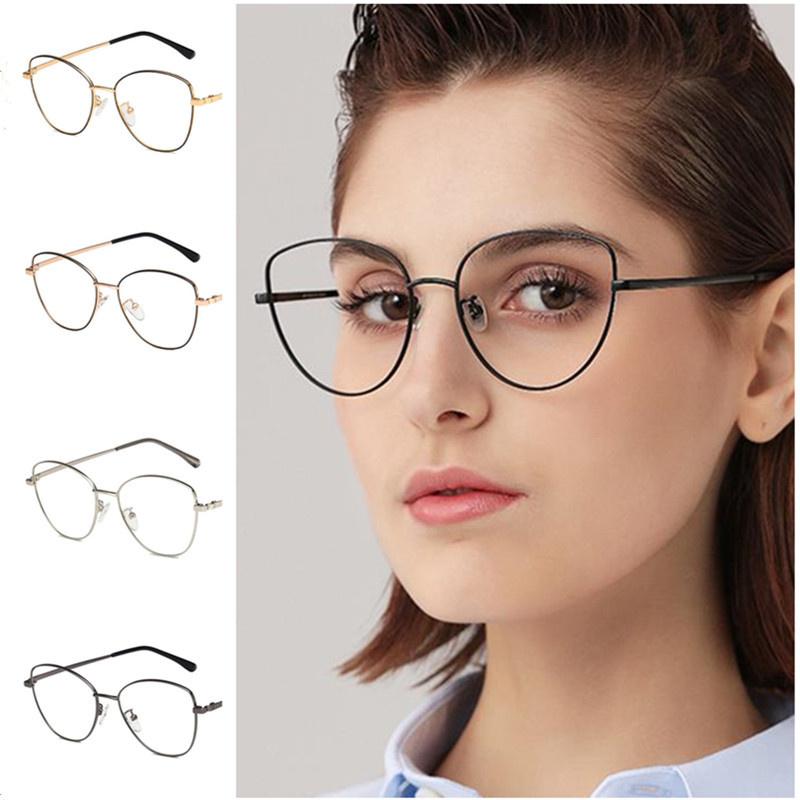 

Sunglasses Fashion Anti-Blue Light Optical Glasses Unisex Eyeglasses Anti-UV Spectacles Cat Eye Eyewear Alloy Frame Goggle